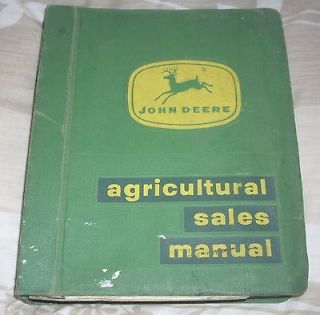 john deere agricultural sales manual tractor  63 44 buy it 