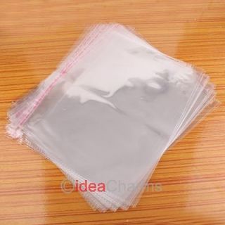 FREE SHIP Clear Adhesive Seal Plastic Packing Bags Different Size 
