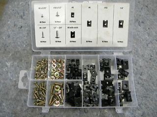   Clips and Screws An Assortment Of 170 Pieces (Fits Jeep CJ 5
