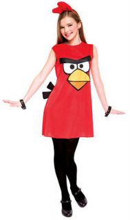 Red Bird CHILD GIRLS Costume Size L Large 10 12 NEW Angry Birds