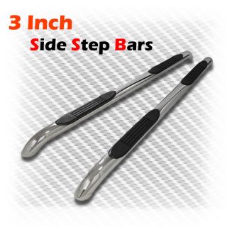 98 05 Benz ML Class SUV Stainless Steel 3 Side Step NERF Bars Running 