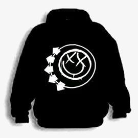 blink 182 smiley outerwear hoodie pullover new