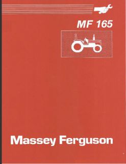 massey ferguson 165 manual in Tractor Manuals & Books