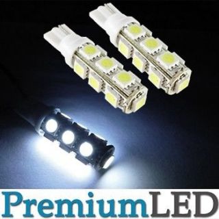 2x 6000K White 13 SMD T10 2652 2827 2886x 2921 3652 447 Dome Map Light 