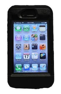 apple iphone 4 4g 4s otterbox defender case black one