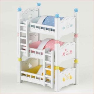 sylvanian families jp ka 213 baby three bunk bed pillow