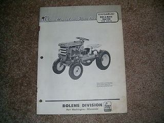 Bolens Ride A Matic Tractor Type 230 01 Owners Manual with Parts List