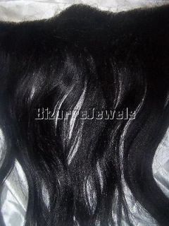 Silky YAKI Indian Remi Remy FULL LACE FRONTAL Partial Wig #1 Custom 