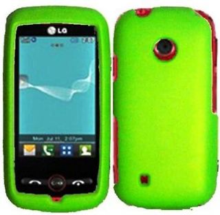 LG Exchange AN270 NEON GREEN Faceplate Protector Snap On Phone Cover 
