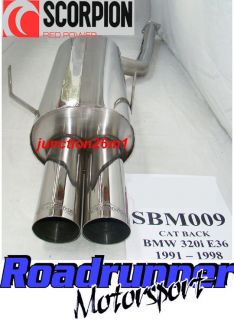 bmw 323 exhaust e36 scorpion cat back stainless sbm009 time