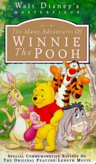 Walt Disneys The Many Adventures of Winnie the Pooh (VHS, 1996)