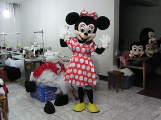 New Adult Size Minnie Mouse Costume Mascot Party Costumes Fancy Dress