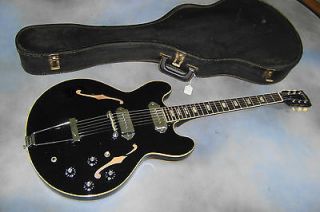 1967 Gibson ES 330 CUSTOM COLOR BLACK  GREAT CLEAN CONDITION 