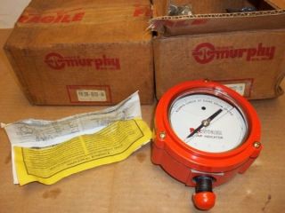   New Murphy OPLFG OS 5000 Indicating Only Pressure Gauge 298 02152 56