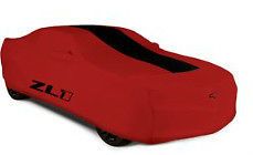 2012 13 Chevy Camaro Hard Top Red Outdoor Car Cover with ZL1 logo by 