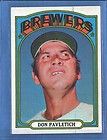 1972 TOPPS 359 DON PAVLETICH BREWERS NM MT