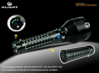 New Olight SR90 Intimidator 2200 Lumen SST 90 LED Rechargeable 