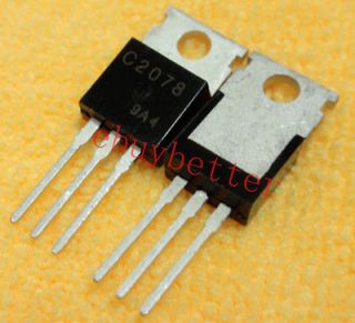 10 Pcs New 2SC2078 C2078 Transistor TO 220 27Mhz RF Power Amplifier