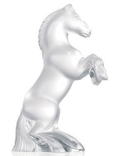 Lalique Crystal (Free Worldwide Shipping) ULYSSE HORSE REARING, Ref 
