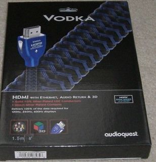 Audioquest Vodka HDMI Cable with Ethernet 1.5 meter MSRP $339