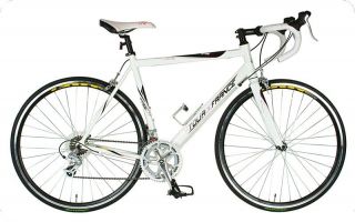 49cm aluminum frame shimano white tour de france road bike bicycle