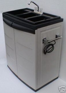 portable sink self contained 3 compartment  895