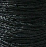 2mm BLACK Nylon Polyester Shamballa Friendship Bracelet Knotting Cord 