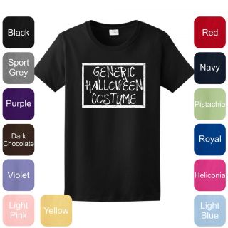 Generic Halloween Costume LADIES T Shirt Funny Cute Scary Sexy Party 