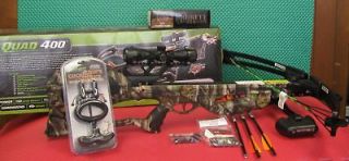 barnett quad 400 crossbow with scope rope cocker 78032 time