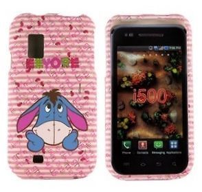 Pink EEYORE Snap on Protector Cover for Samsung FASCINATE i500 Winnie 