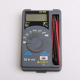 Mini Pocket Auto Range AC/DC LCD Digital Multimeter Resistance Teter 