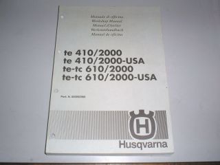 2000 Husqvarna 610 410 New Service Repair Manual TE610 TE410 TC610 TE 