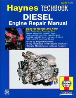 GM 5.7   6.2 Ford 6.9   7.3 Diesel Engine Repair Manual 10330 NEW