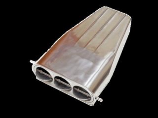 Polished Street Air Scoop w/ Round Flaps and Single or Dual Quad Carb 