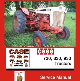 600 PAGE JI CASE IH 730 830 930 CK Draft O Matic Tractors Shop Service 