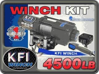 kfi 4500 lb winch w mount kit 2006 11 yamaha