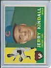 1960 Topps Baseball, #444 Jerry Kindall, Chicago Cubs, Semi High#