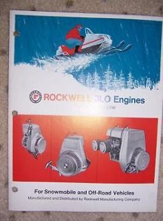 1969 rockwell jlo snowmobile engine promo off road g time