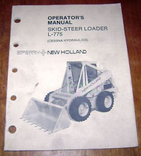 new holland l 775 skid steer loader operator s manual