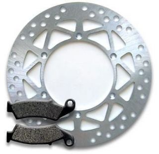 yamaha front brake rotor disc pads yz 125 250 yz125