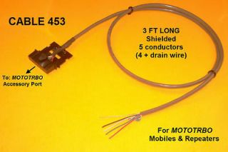 Cable 453 Motorola MOTOTRBO XPR4300 XPR4350 XPR4500 XPR4550 XPR8300 