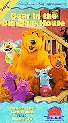 Bear in the Big Blue House   Volume 3 (VHS, 2000, Dura Case; Closed 