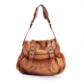 abaco paris leather dana bag in tabac bnwt time left