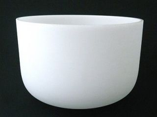 FROSTED C# OM CRYSTAL SINGING BOWL 12 #12csp15 RETAIL $375