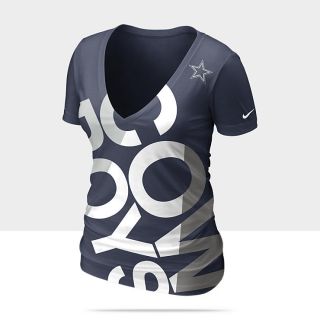 Nike Off Kilter Tri Blend NFL Cowboys Womens T Shirt 472065_419_A