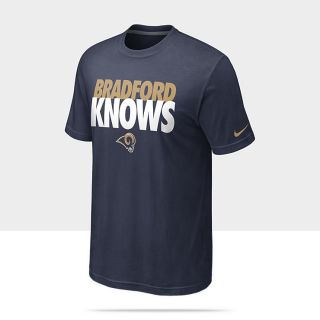    Player Knows NFL Rams   Sam Bradford Mens T Shirt 543920_419_A