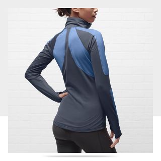 Nike Pro Shield Hyperwarm Half Zip Womens Shirt 485728_437_B