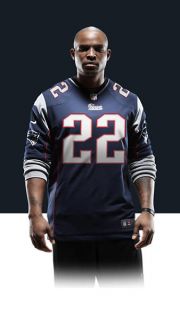    Stevan Ridley Mens Football Home Game Jersey 468960_437_A_BODY