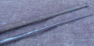 Antique WWI French 1886 15 16 4 Edge Lebel Bayonet Matching Scabbard 