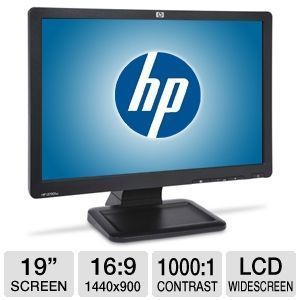HP LE1901W 19 Widescreen LCD Monitor   Black   Factory Sealed